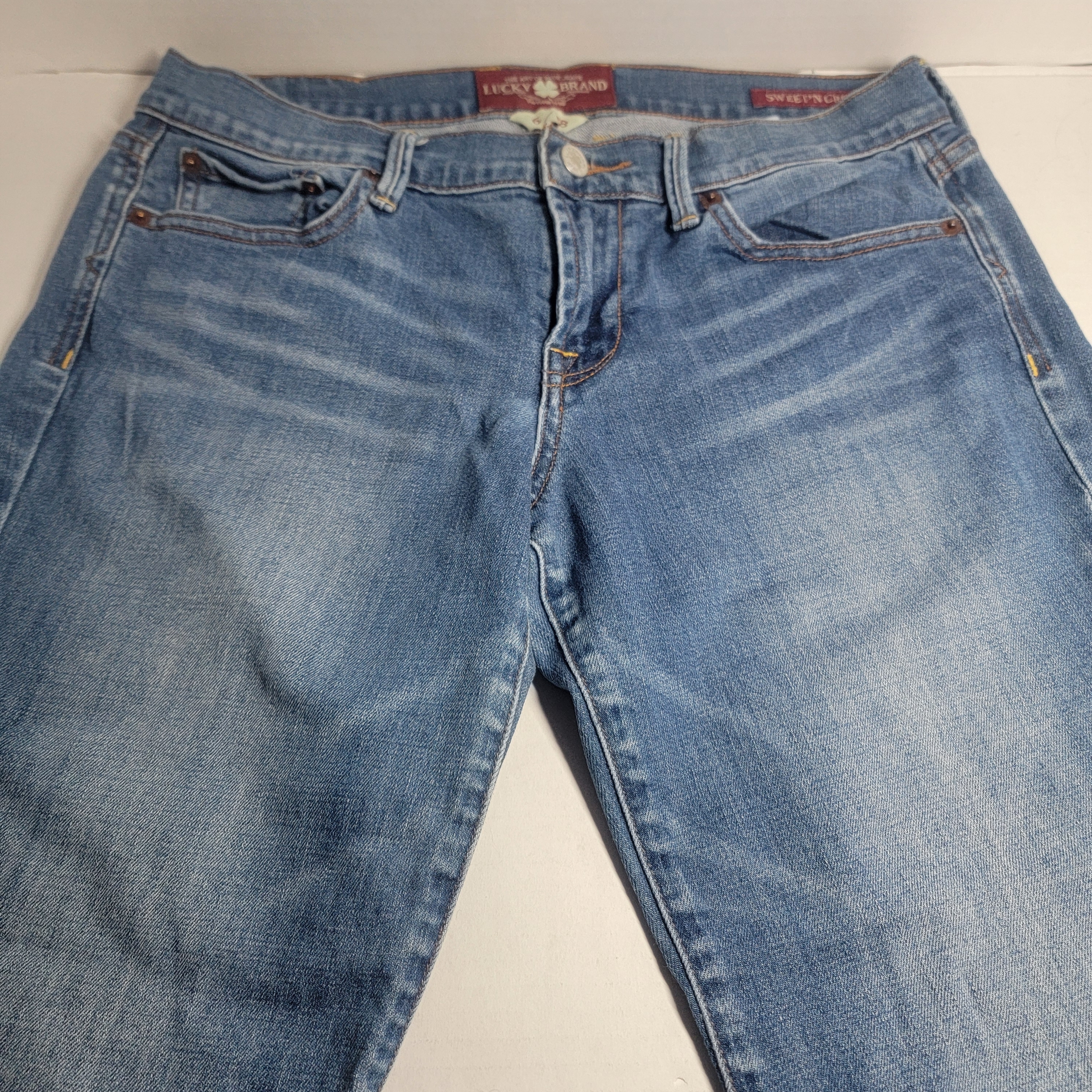 Lucky Brand Womens Denim Straight Leg Jeans Lucky Brand Womens Denim Straight Leg Jeans